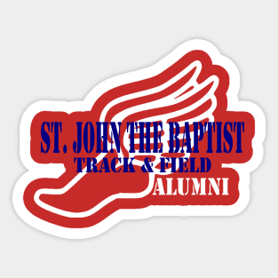 St. John the Baptist Track & Field Alumni Sticker